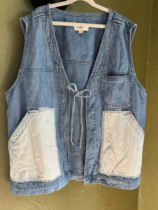 Cleveland Football Denim Vest